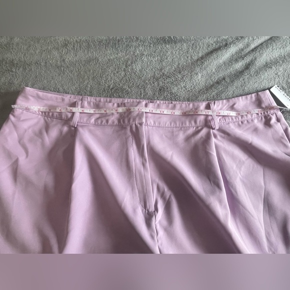 PRETTY LITTLE THING plus size lavender wide leg pants! - Picture 7 of 13